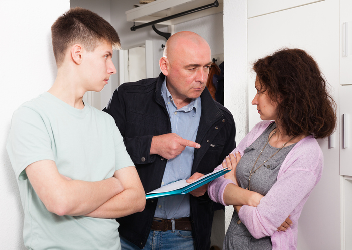 Householder demanding woman with son to pay arrears