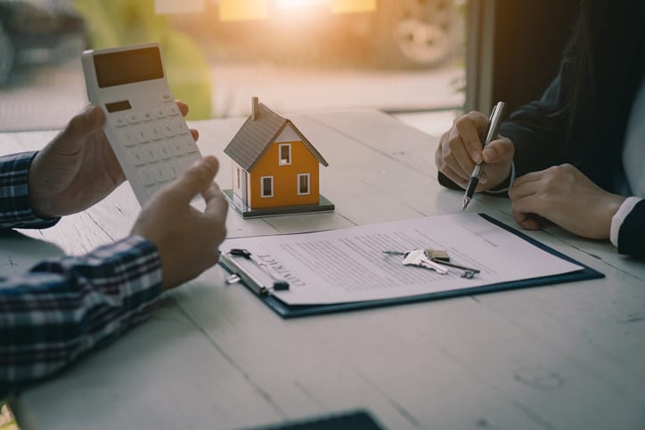Real estate professionals offer their clients contracts