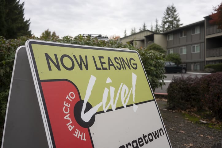 Now Leasing Sign