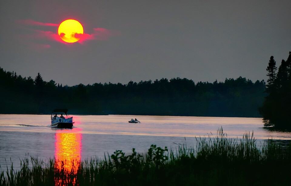 Sunset at Keego Harbor