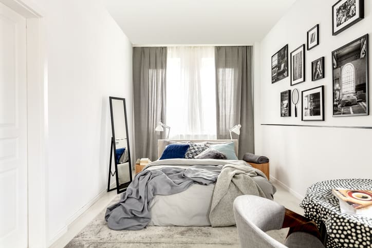 With a small apartment